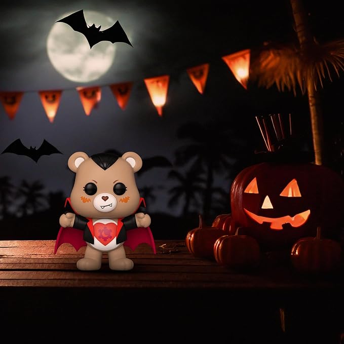 Funko POP Movies: Universal Monsters x Care Bears - Tender Heart Bear As Dracula - Collectable Vinyl Figure - Gift Idea - Official Merchandise - for Kids & Adults - Horror Fans