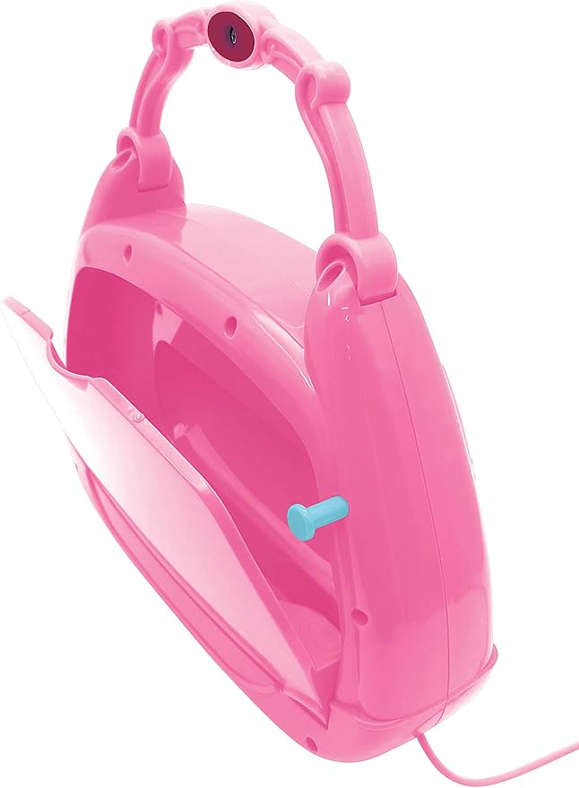 Lexibook Unicorn, Karaoke Bag with Microphone, Voice Changer, Demo Songs, Light Effects, mic Included, aux-in Input, Pink/Blue, K102UNI