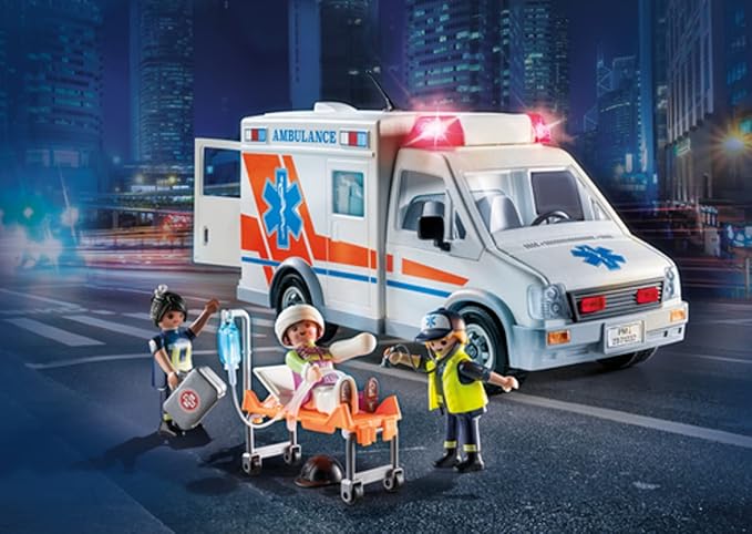 Playmobil Ambulance with Accessories and 3 Figures