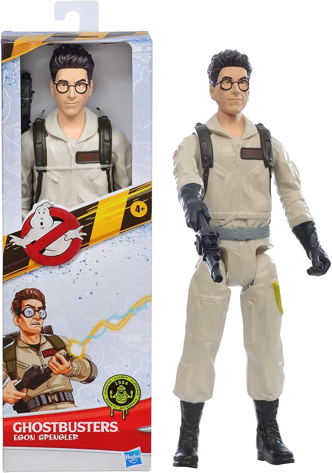 Ghostbusters Egon Spengler Toy 12-Inch-Scale Classic 1984 Action Figure with Proton Blaster Accessory, for Kids Ages 4 and Up (E9786)