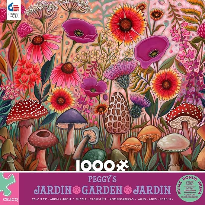 Ceaco - Peggy's Garden - Morel of The Story - 1000 Piece Jigsaw Puzzle