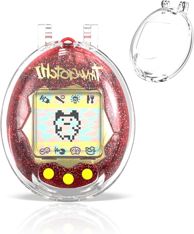 Case for Tamagotchi Original, Transparent Cover Case Compatible with Tamagotchi Original Electronic Pet Accessories, Drop - Resistant & Scratch-Proof