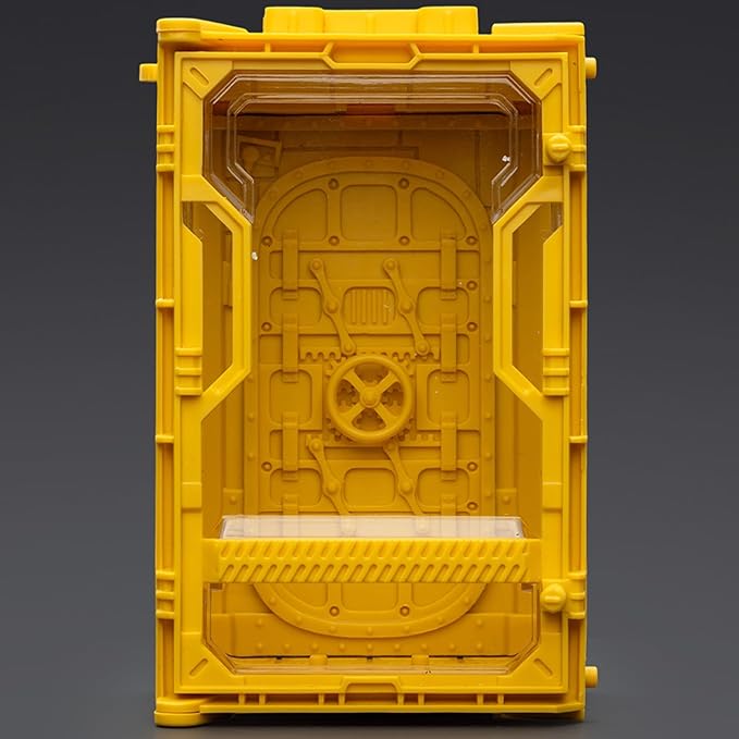 JOYTOY 5'' Display Box,Action Figures Display Case - Individual Soldier Hangar Display Case - Surge Yellow B - Dustproof Collectibles Box Ages 15+