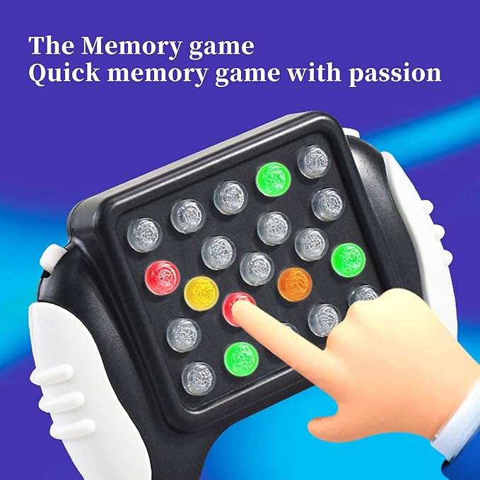 21 Keys Sound Handheld Memory Game Light Electronic Handheld Memory Game for Children Kids