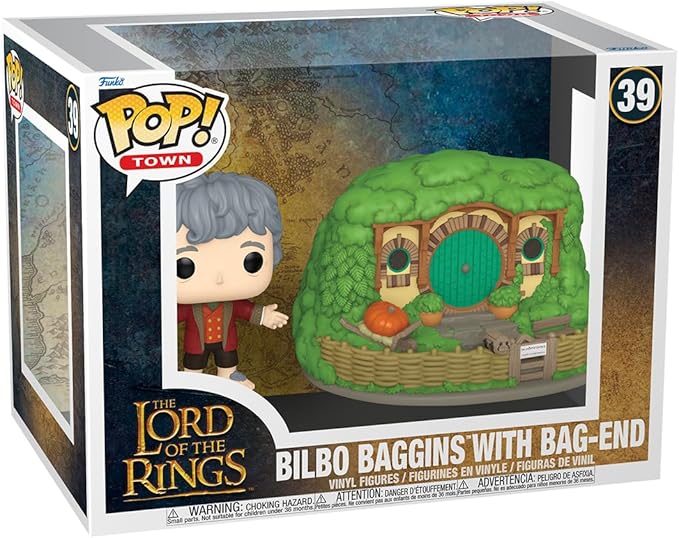 Funko POP! Town: Lord of The Rings - Bilbo Baggins & Bag End - Collectable Vinyl Figure - Gift Idea - Official Merchandise - for Kids & Adults - Movies Fans - Model Figure for Collectors