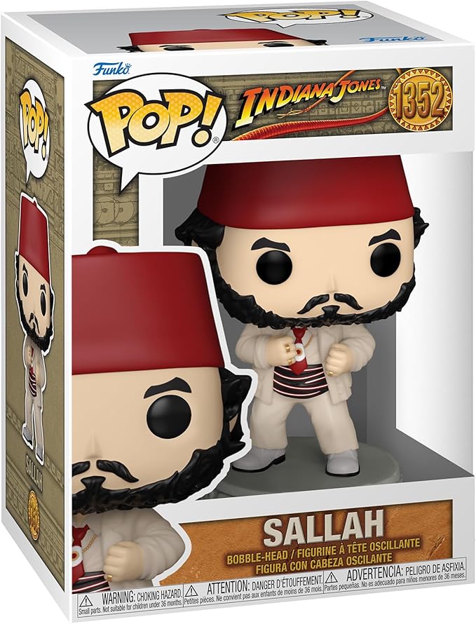 Funko POP! Movies: Indiana Jones - Sallah - Collectable Vinyl Figure - Gift Idea - Official Merchandise - for Kids & Adults - Movies Fans - Model Figure for Collectors and Display