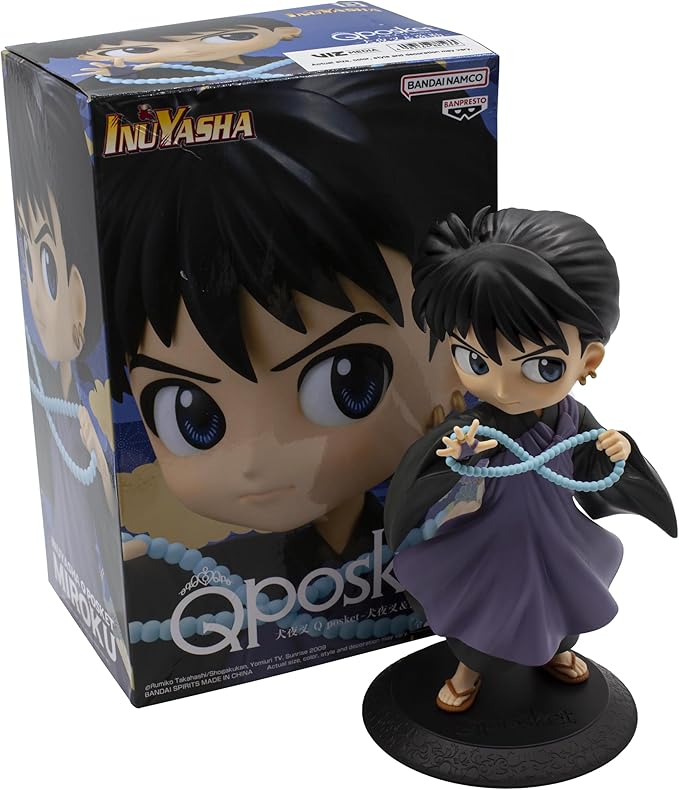 Banpresto - Inuyasha - Miroku (ver. B), Bandai Spirits Q Posket Figure