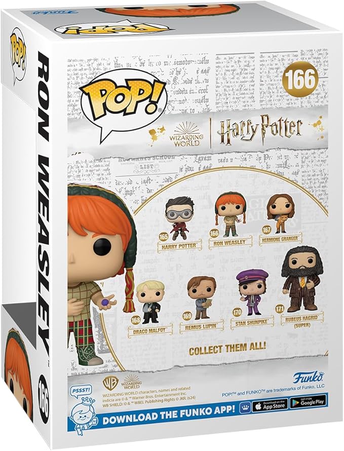 Funko POP! Movies: Harry Potter Prisoner of Azkaban - Ron Weasley with Candy - Collectable Vinyl Figure - Gift Idea - Official Merchandise - for Kids & Adults - Movies Fans