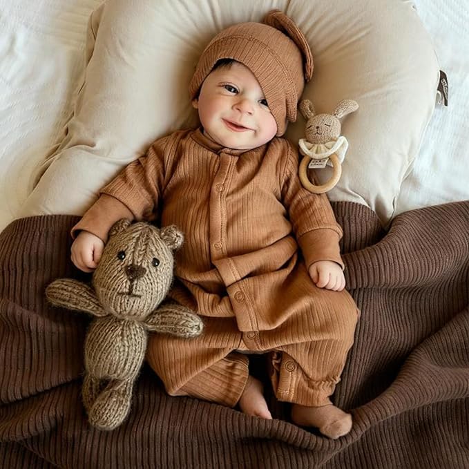 Anano Realistic Reborn Baby Dolls Silicone Full Body 20 Inch Full Body Silicone Baby Doll Newborn Boy, Real Life Babys Reborn Dolls Anatomically Correct with Accessories