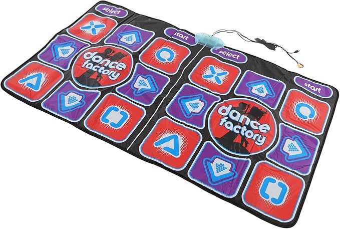 Double Dance mat for tv 40×34×5 Dance mat Musical Electronic Double User Rhythm Portable Dance Floor mat for Adult