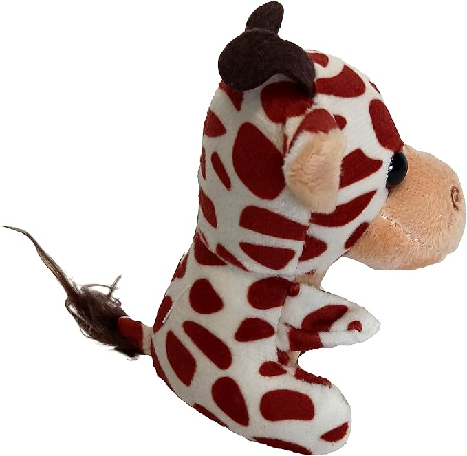 Plush Zoo Animals, Lion, Giraffe, Monkey & Elephant - Super Soft Plush (8 Piece Set)