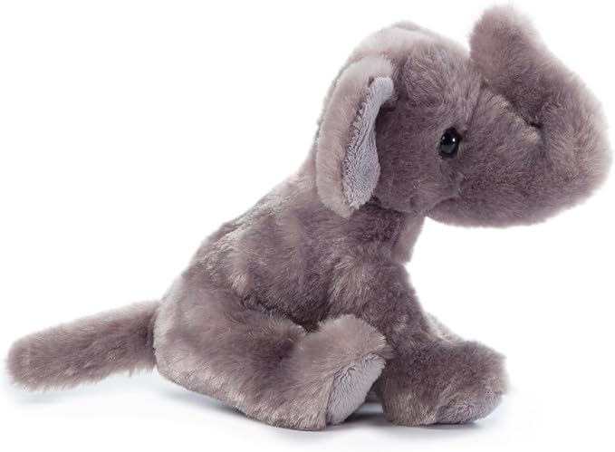 The Petting Zoo Elephant Stuffed Animal Plushie, Gifts for Kids, Wild Onez Babiez Wildlife Animals, Elephant Plush Toy 6 Inches