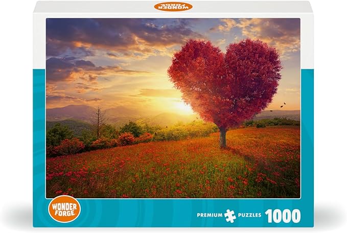 Wonder Forge Tree of Love 1000 Piece Jigsaw Puzzle for Adults | Unique, Perfectly-Fitting Pieces | Fun, Vibrant Imagery | Amazon Exclusive