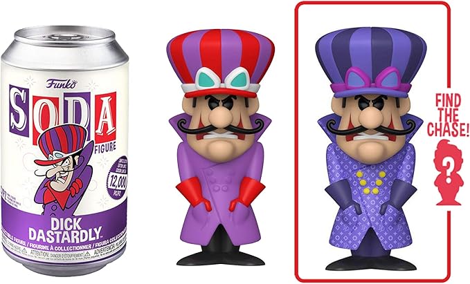 Funko Soda: Hanna Barbera Dick Dastardly 4.25" Figure in a Can