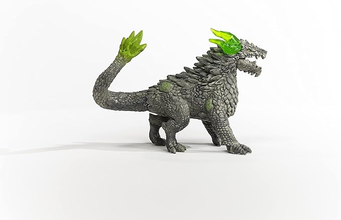 Schleich Eldrador Creatures - 7" Stone Dragon Figurine - Fun Fantasy Animal Figure for Imaginative Play for Boys and Girls - Durable Rock Beast Toy - Cool Monster Toys for Kids Ages 7+ | 70149