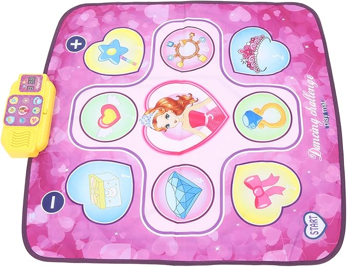 Kids Music Dance Mat Foldable Improve Coordination Antislip Electronic Dance Pad