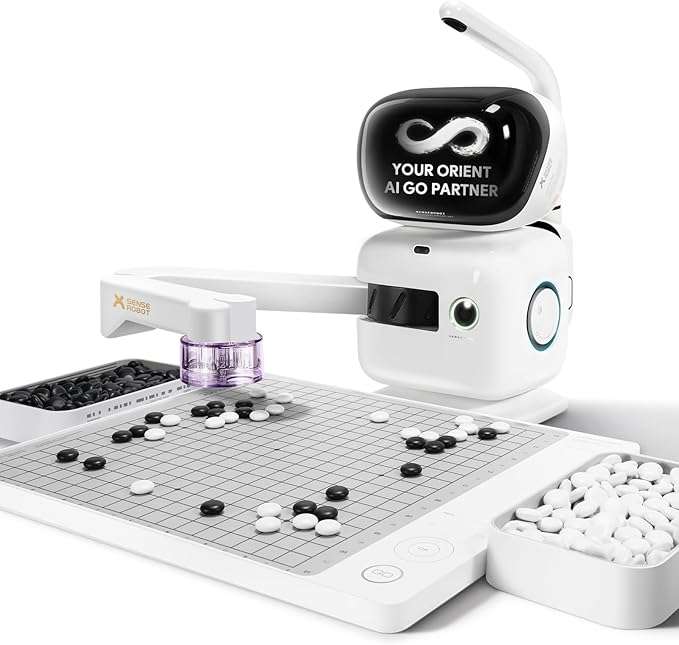 Go Professional – AI Smart Go Board with Robotic Arm, 23-Level AI for All Skill Levels, Apex Duel, Real-Time Game Review, Wi-Fi OTA Updates