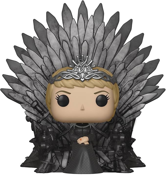 Funko POP! Deluxe: Game 0: Cersei Lannister Sitting on Iron Throne Collectible Figure - Game of Thrones - Collectible Vinyl Figure - Gift Idea - Official Merchandise - for Kids & Adults - TV Fans
