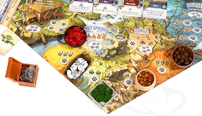 Everdell Silverfrost Deluxe Resource Vessels – Premium 3D Component Holders, Upgraded Board Game Accessories, Holders for Resources & Tokens