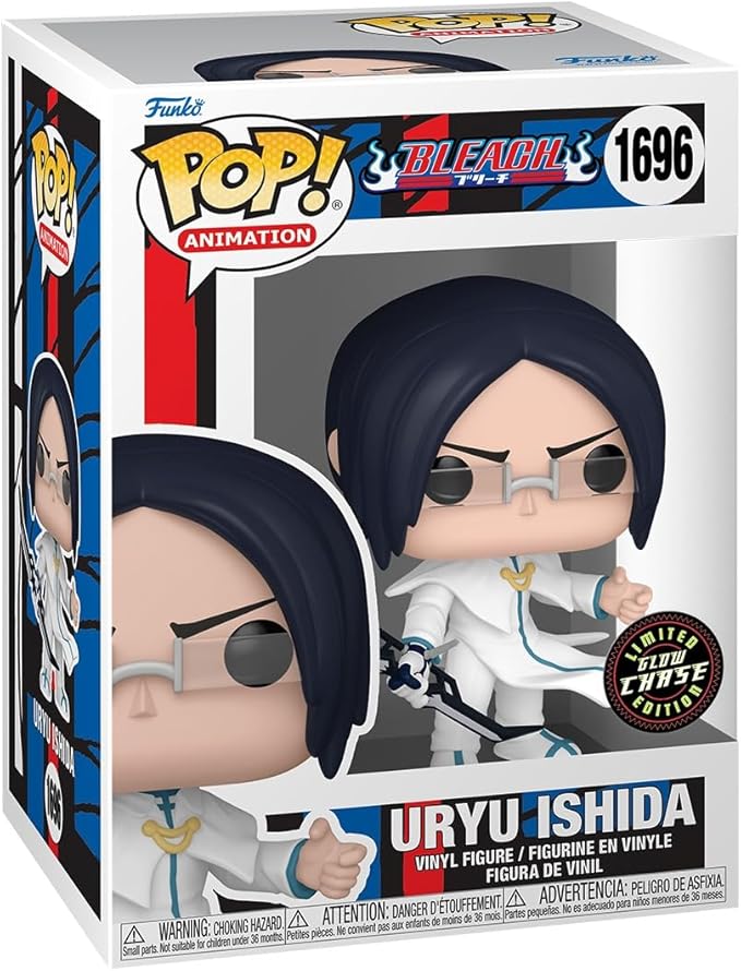 Funko POP Animation: Bleach - Uryu Ishida - 1/6 Odds for Rare Chase Variant - Bleach - Collectable Vinyl Figure - Gift Idea - Official Merchandise - for Kids & Adults - Anime Fans