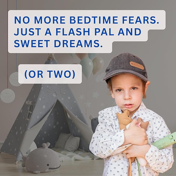 Rechargeable Kids Flashlight for Boys & Girls - Soft Silicone Dog Puppy Toy Light, Eye-Protection Dimmable 3 Modes, USB-C Charging, Small Handheld Flashlight for Camping, Reading, Birthday Gift