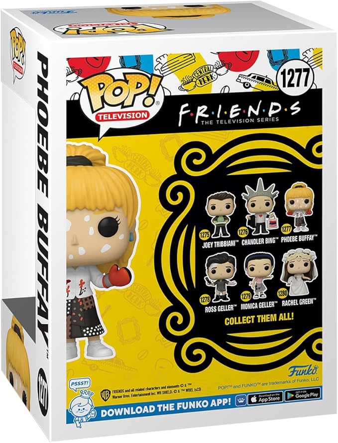 Funko POP! TV: Friends - Phoebe Buffay - 1/6 Odds for Rare Chase Variant Chicken Pox - Collectable Vinyl Figure - Gift Idea - Official Merchandise - for Kids & Adults - TV Fans
