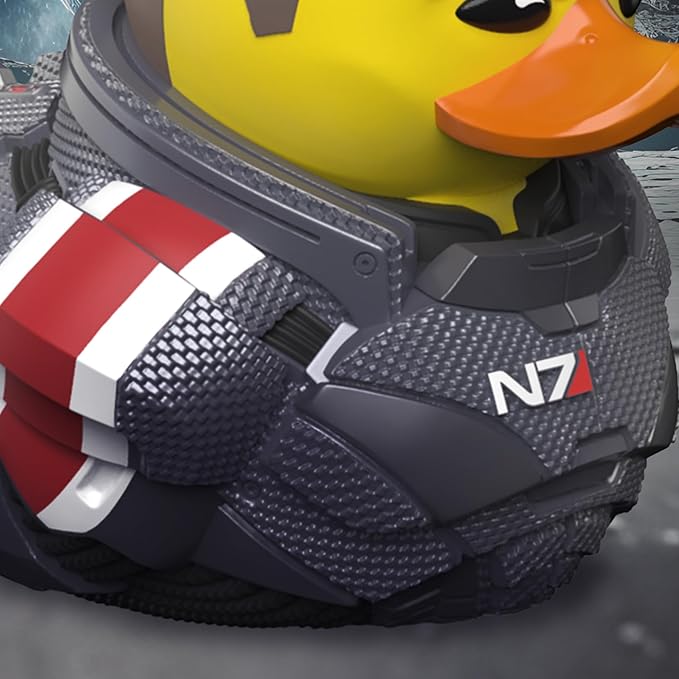 TUBBZ First Edition Commander Shepard Collectible Vinyl Rubber Duck Figure - Official Mass Effect Merchandise - Sci-Fi TV, Movies & Video Games