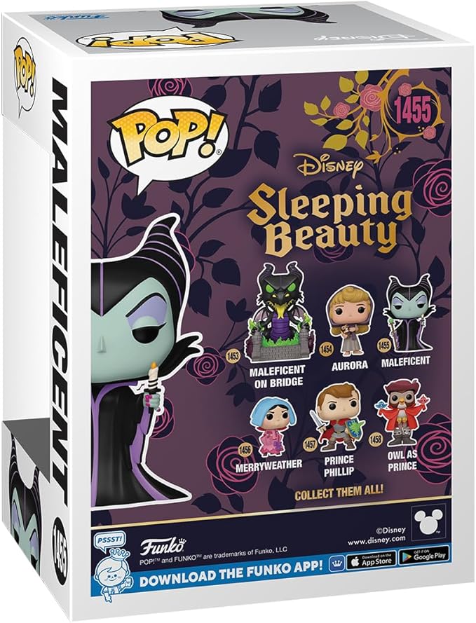 Funko POP! Disney: Sleeping Beauty 65th Anniversary - Maleficent with Candle - Collectable Vinyl Figure - Gift Idea - Official Merchandise - for Kids & Adults - Movies Fans