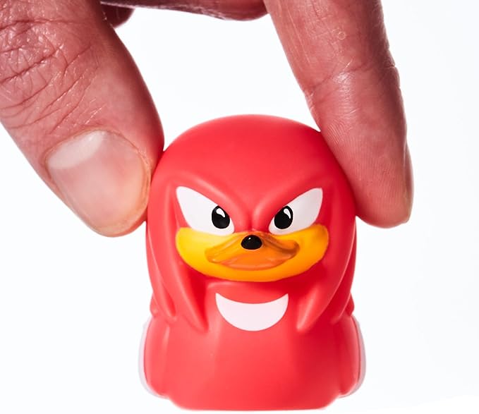 TUBBZ Mini Knuckles Collectible Vinyl Rubber Duck Figure - Official Sonic The Hedgehog Merchandise - Kids TV, Movies & Video Games
