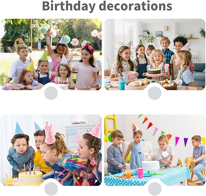 6 Pcs Cute Anime Birthday Cake Toppers, Snow Theme Princess Cake Decorations for Ice Party Supplies