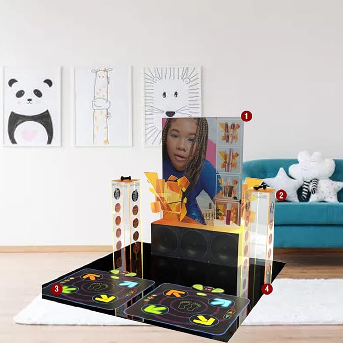 Dance Game Pad,Electric Music Dance Pad Adjustable 3 Game Modes Arrowhead Electronic Foldable Dance Pad Dancer Blanket for Children Kids