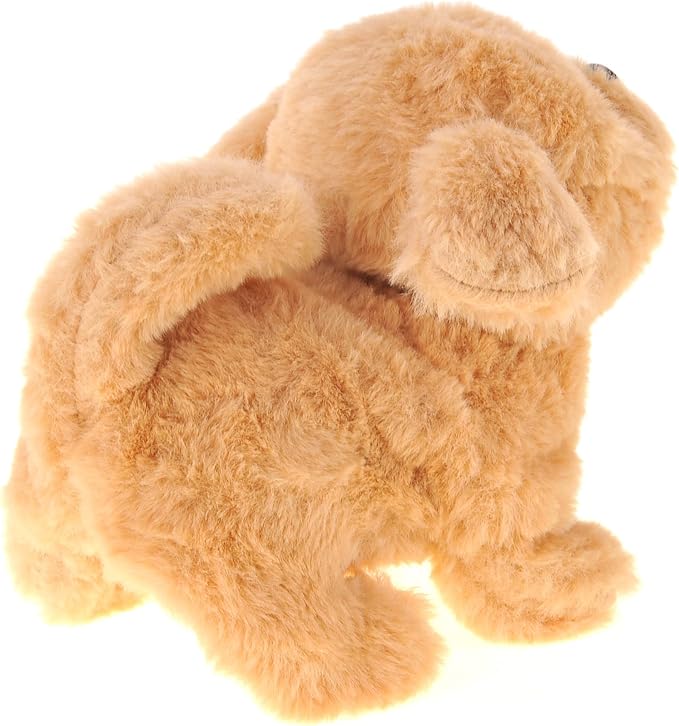 PowerTRC Interactive Golden Retriever Toy Puppy | Walking and Barking Pet for Kids | Realistic Design with Soft Fur | Fun Gift for Boys and Girls