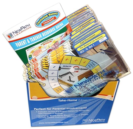 NewPath Learning Physics Review Curriculum Mastery Game, High School, Take-Home Pack