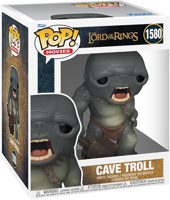 Funko POP! Super: Lord of The Rings - Cave Troll - Collectable Vinyl Figure - Gift Idea - Official Merchandise - for Kids & Adults - Movies Fans - Model Figure for Collectors and Display