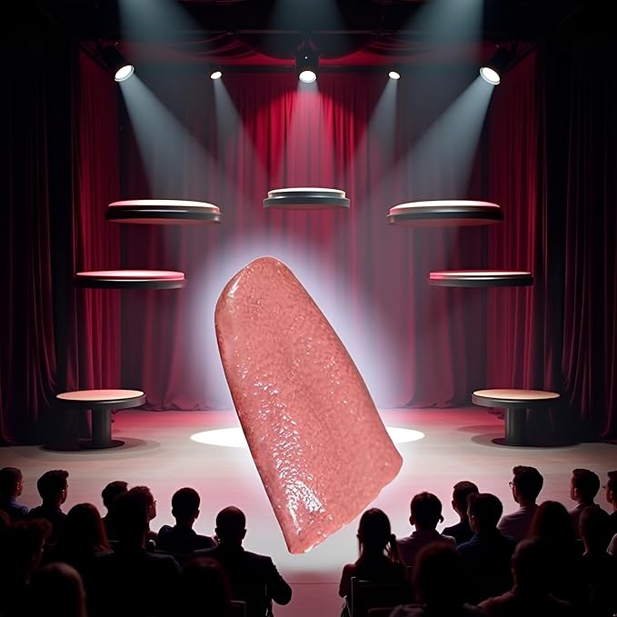 Realistic Fake Tongue，Horrific Tongue Prop, Adult Magic Performance Prop Tool, Mentalism Magic for Girlfriend Wedding Shows or Streets Magic Kits and Accessories Novelty and Gag