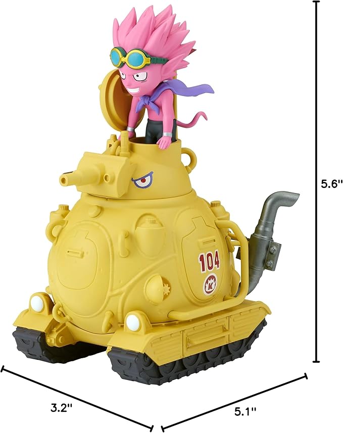 Banpresto - Sand Land - Sand Land Royal Army Tank Corps No. 104, Bandai Spirits Mega World Collectable Figure