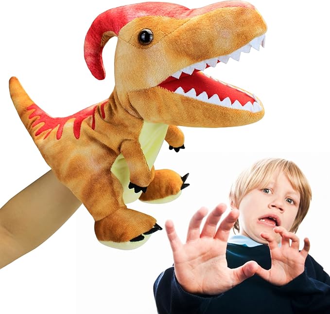 Puppet Hand Puppets Puppets for Kids, Dinosaur Hand Puppets Dinosaur Toys Plush Puppet Stuffed Hand Puppet Dinosaur T oy,Puppet Story Toys Dinosaur Puppets Dinosaur Toys for Kids (Dinosaur 8)