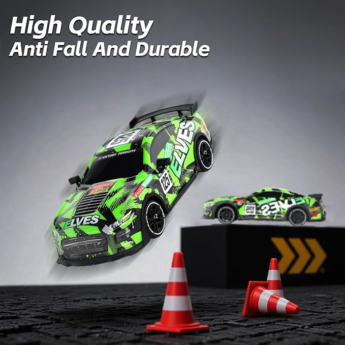 Hobby RC Car, 25 KPH High-Speed 4WD Drift RC Car, 2.4 GHz Remote Control Car, All-Terrain Electric Vehicle,TDLRC007G