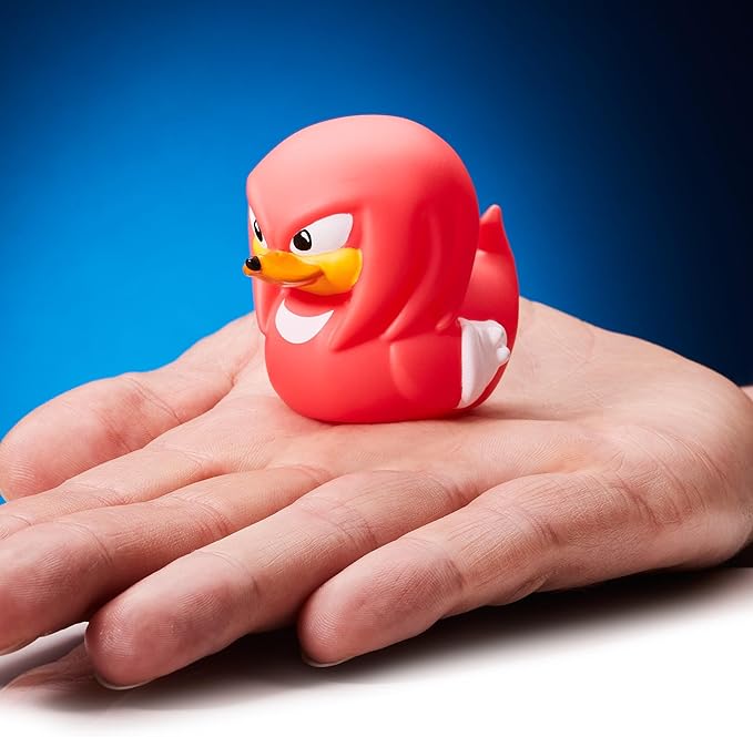 TUBBZ Mini Knuckles Collectible Vinyl Rubber Duck Figure - Official Sonic The Hedgehog Merchandise - Kids TV, Movies & Video Games