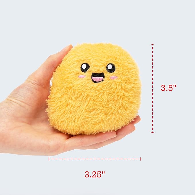 Emotional Support Nuggets by Relatable, Easter Plush Cuddly Stuffed Animals and Toys, Cute Easter Basket Stuffers, Non Candy Easter Gift Basket Ideas, Includes 5 Plushies with Carrying Basket