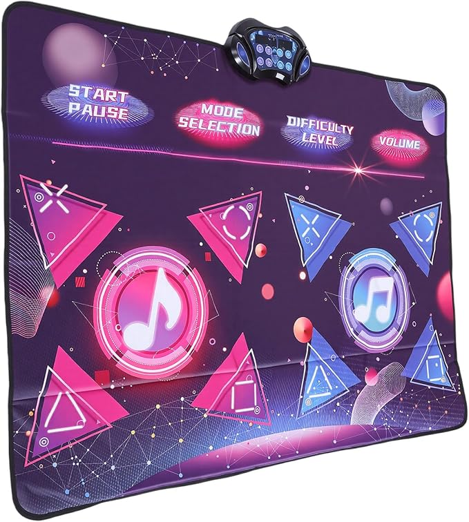 Home Dance Mat, Unicorn Toys for Girls Electronic Dance Pad, 8 Game Modes Built in Music Light Up LED Kids Musical Mat with Christmas Birthday for Toddler Girls 3-12, Ideal for