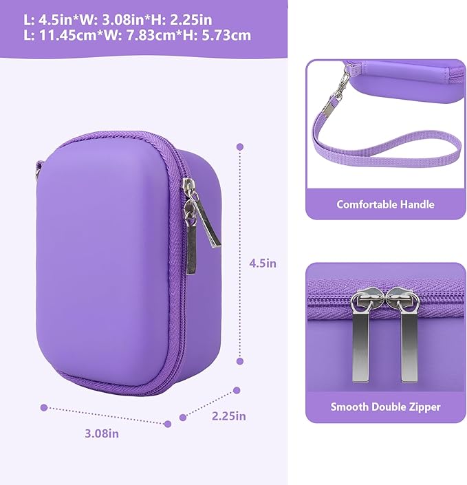 Carrying Case for Bitzee Disney/Magicals/Wizarding World Harry Potter Interactive Characters Inside Interactive Toy Digital Pet, Disney Toys & Digital Pet Kids Toys for Girls & Boys, Purple