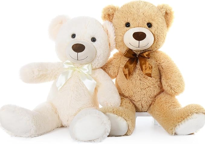 MorisMos Teddy Bear Stuffed Animals, 20" Bulk Teddy Bears Plush for Kids, Medium Size Bears for Baby Shower