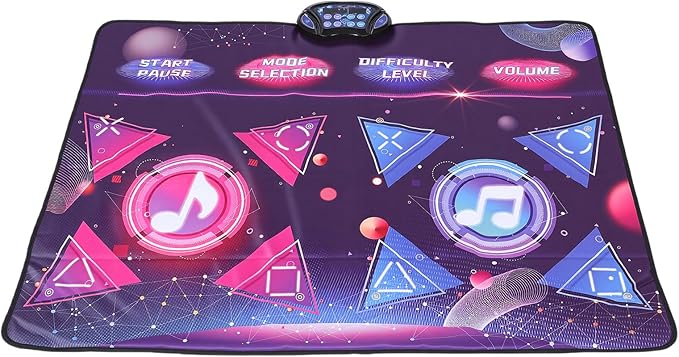 Keenso Kids Dance Mat, Fabric Music Electronic Toy, 8 Game Modes for Dual Players, Fun Interactive Activity for Boys and Girls