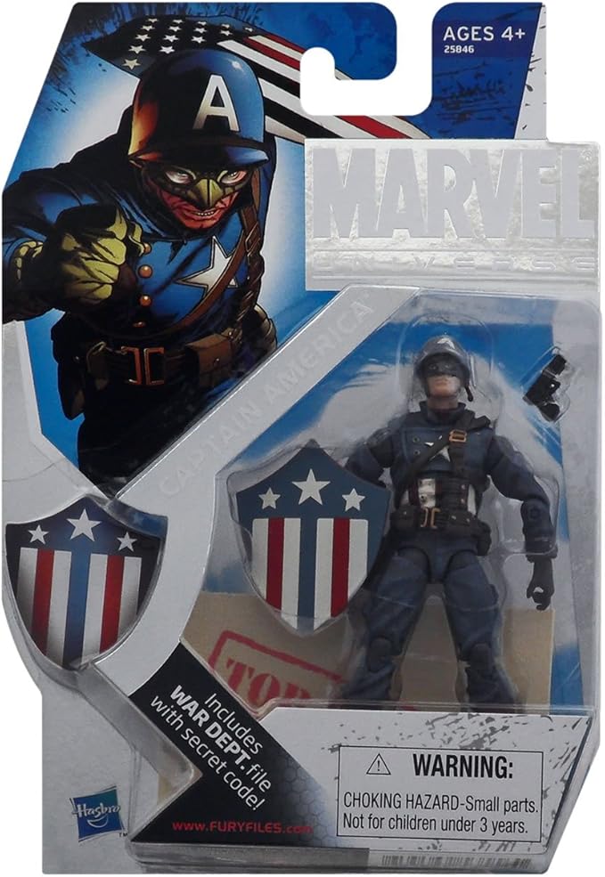Hasbro 2010 Sdcc San Diego Comiccon Exclusive Marvel Universe 3 3/4 Inch Action Figure Ultimate Captain America by Hasbro