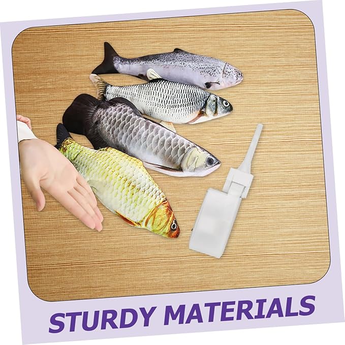 Electric Flopping Fish Toy Accessory Movement Mechanism for Interactive Fun Pet and Boys and Girls Entertainment Sturdy Design for Safe Use Engaging Toy Supplies for Creative Play