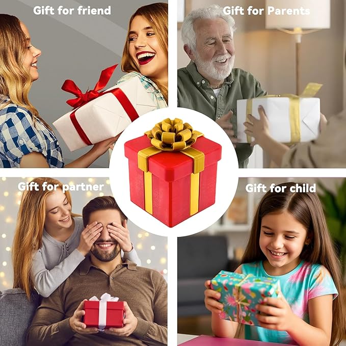 Annoying Gift Box with Screws,Prank Gifts,Puzzle Gift Box,Prank Gifts for Adults,Money Puzzle,Annoying Nested Screw Gift box,Reusable Perfect Money Puzzles for Birthday Christmas White Elephant Party