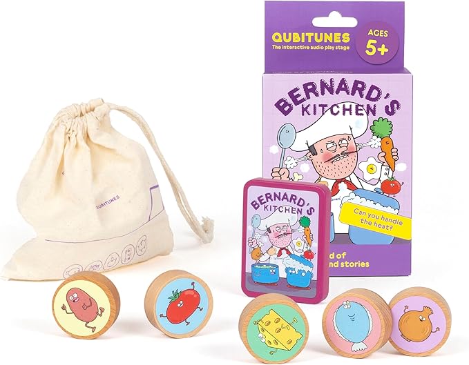Interactive Audio Play Stage Game |Bernard's Kitchen Game |Cook to Survive | Listen, Learn and Play | Ages 5+ Boys & Girls