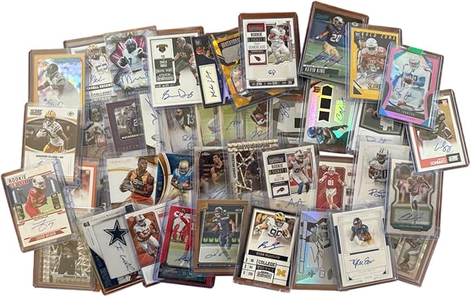 Rich Strike Football Card Triple Auto Third and Goal Mystery Pack. 3 Guranteed Autograph Football Cards.