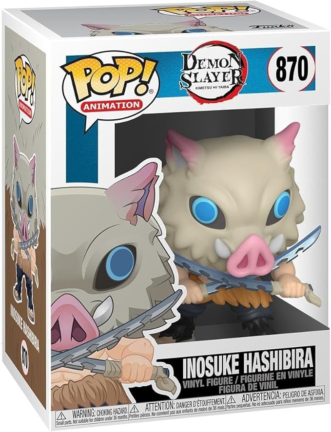 Funko Pop Pop Animation: Demon Slayer - Inosuke Hashibira - Collectable Vinyl Figure - Gift Idea - Official Merchandise - Toys for Kids & Adults - Anime Fans - Model Figure for Collectors